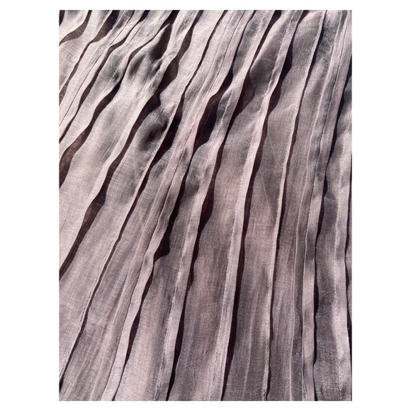 Nic + Zoe NWT Pleated Mushroom Colored Skirt - Picture 5 of 8